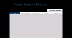 Desktop Screenshot of contractdrapery.com